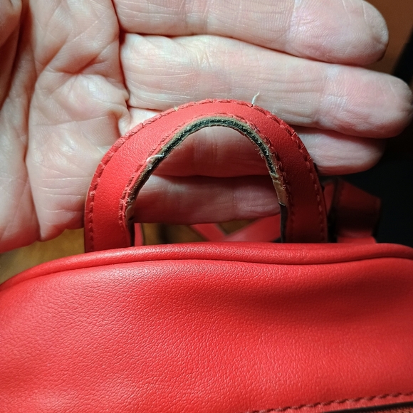 GUESS Small Red Women's Backpack - Picture 6 of 8